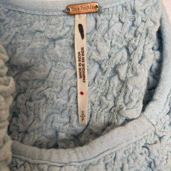Free People Mini Dress in Light Blue Size Small NWOT - Picture 8 of 8